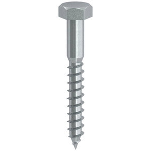 TIRAFONDO P/LEGNO TE  8X300MM ZINCATO UNI704- AMBROVIT- 50,0 pz