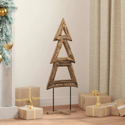 Albero di Natale Marrone 90 cm Legno massello di teak 42017926