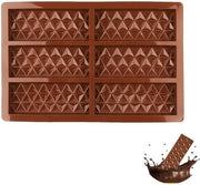 Forma di cioccolato in silicone BPA-free - Stampi per dolci - Forma rettangolare - Forme per dolci - Duraturo - Flessibile