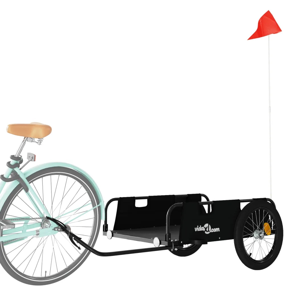 Rimorchio da Bici Nero Oxford e Ferro 94178
