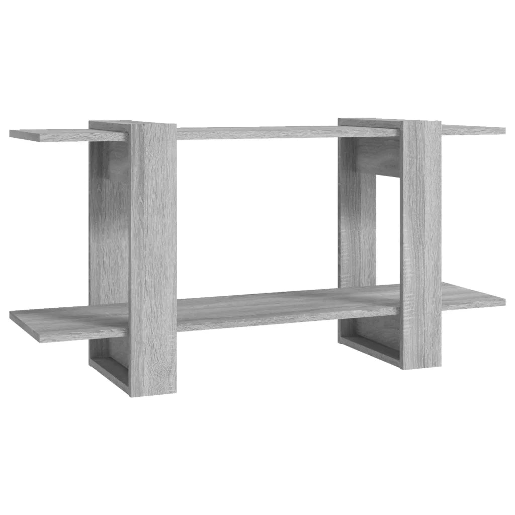 Libreria Grigio Marrone 100x30x51 cm in Legno Multistrato 813570