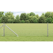 Palo della recinzione Argento 25 x 0,8 m (rete 16 x 16 mm)