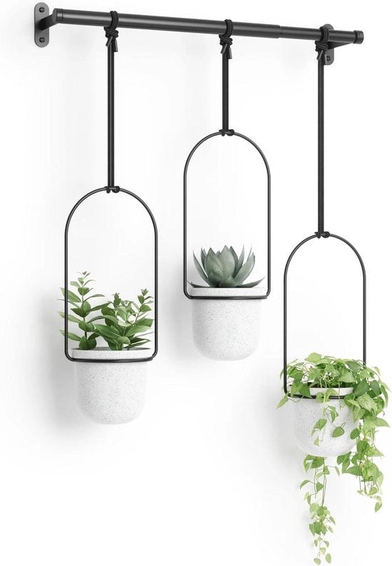 Vasi da Appendere a Fiore in Bianco