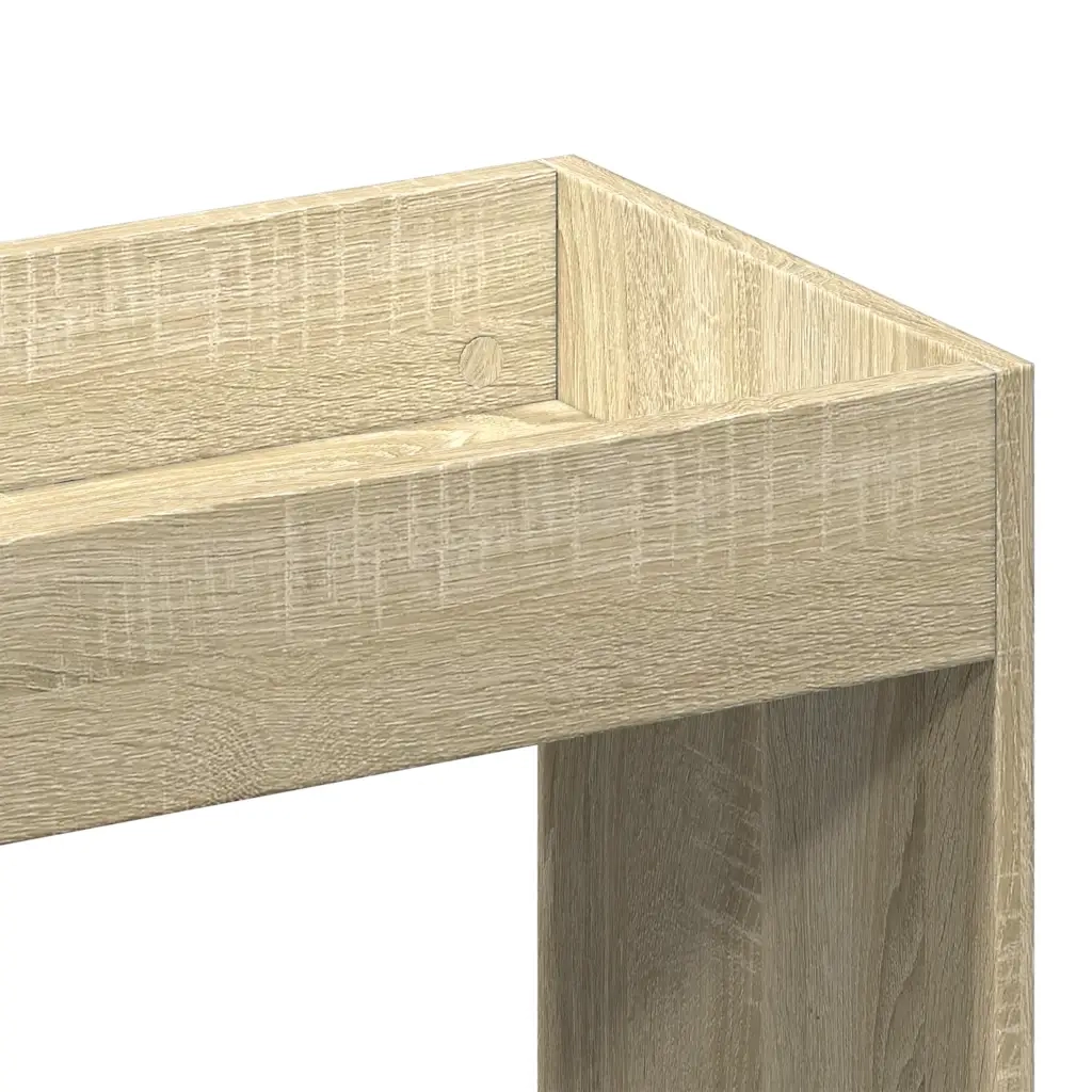 Credenza-Buffet-Armadio da cucina Rovere Sonoma 92x33x140 cm in Legno Multistrato