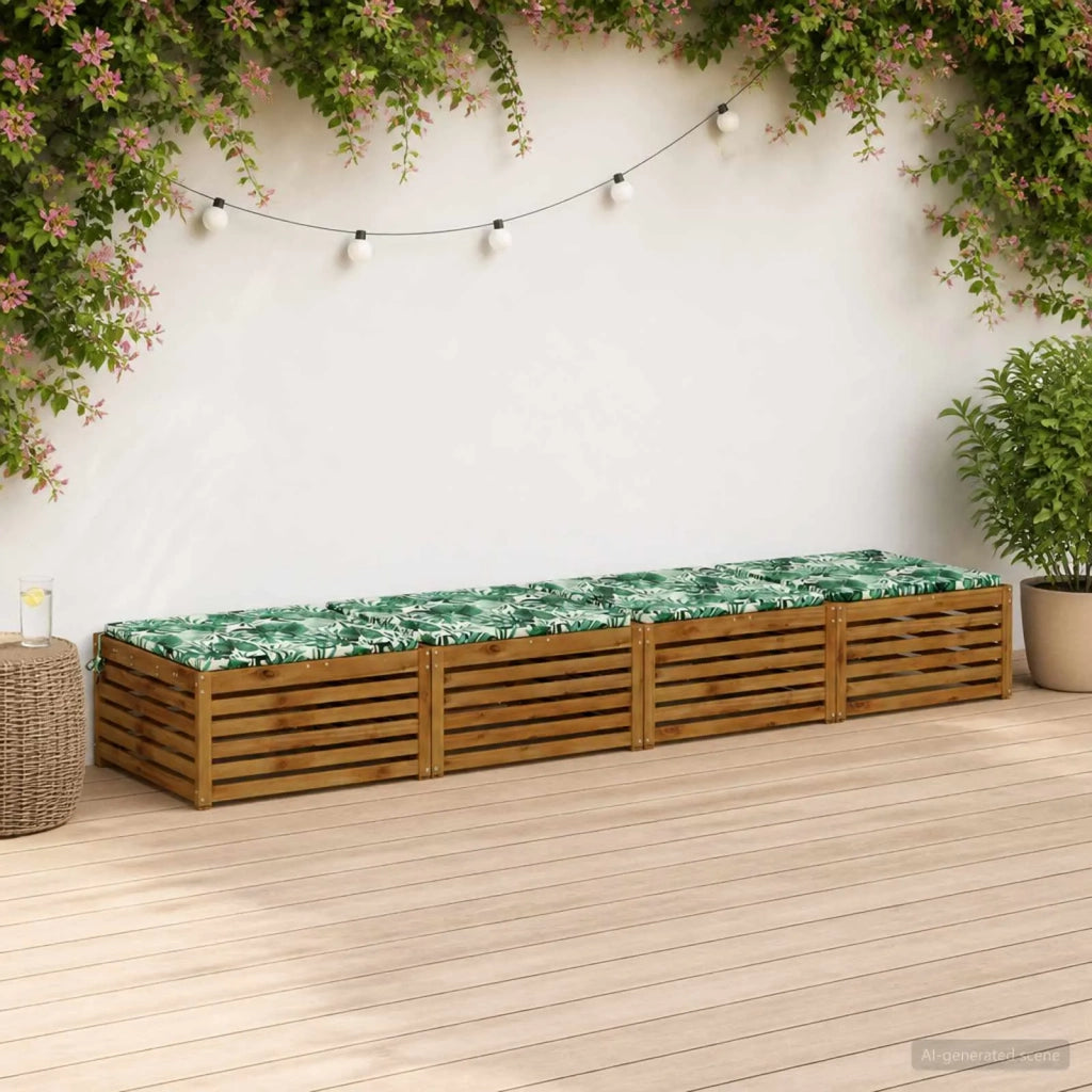 Cuscini per Sedia in 4 Pezzi SOEST 4 pz 100% Poliestere 944980