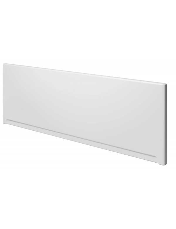 Grembiule vasca frontale universale 175x57 cm in acrilico bianco
