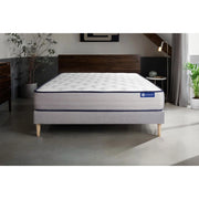 Kit rete e materasso matrimoniale Actilatex form 140x220cm - Spessore : 22cm - Lattice e memory foam - rigido