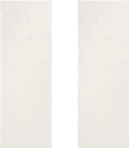 Seduta per il mare - Ricambio - Ripiegabile - Bianca - Bagno al sole - Giardino - Esterno - Adatto per sedute per il mare - 120 x 43 cm - 2 pezzi