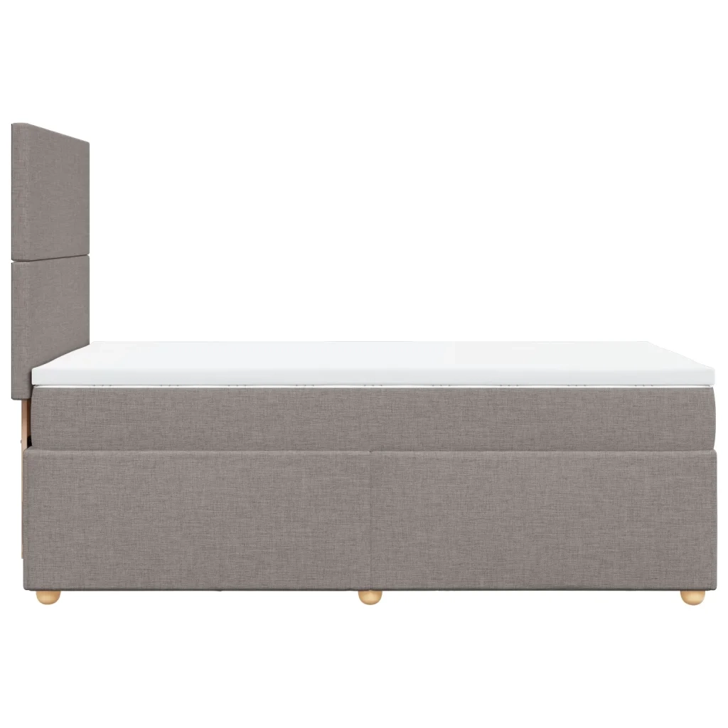 Giroletto a Molle con Materasso Tortora 90x200 cm inTessuto 3291160