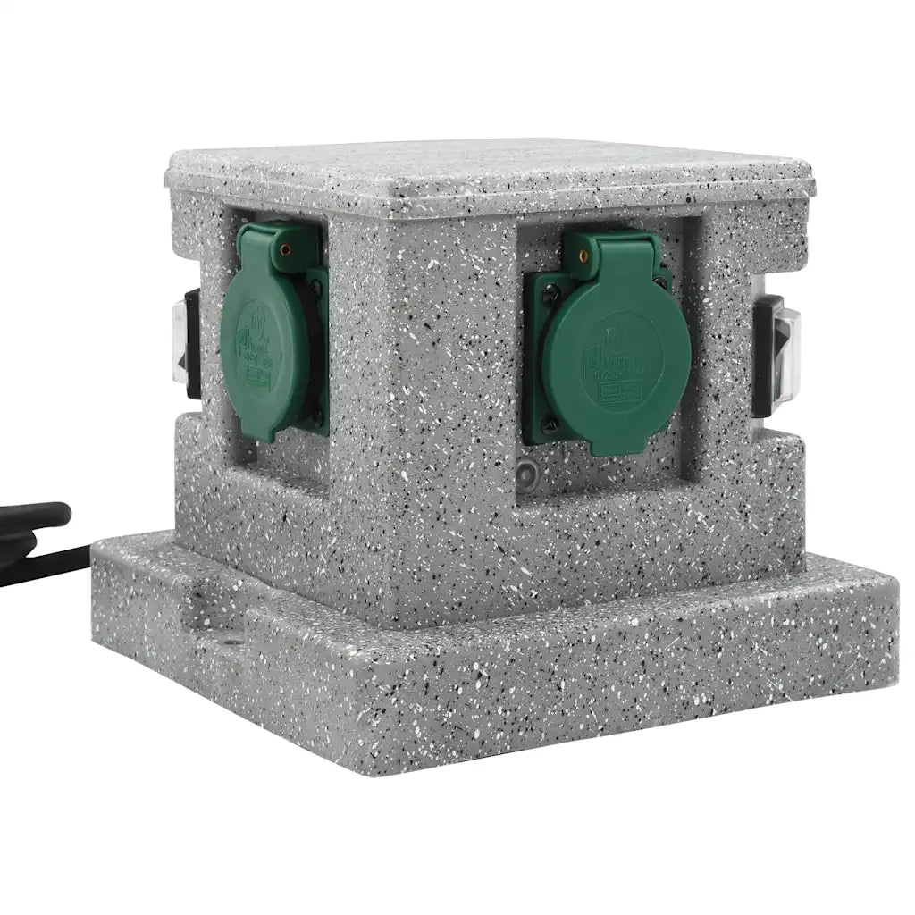 Presa Elettrica da Giardino con Sensore di Luce in Plastica CFW2405677