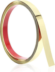 Decorazione a strisce metalliche - acciaio inossidabile - autoadesiva - 5m x 1cm