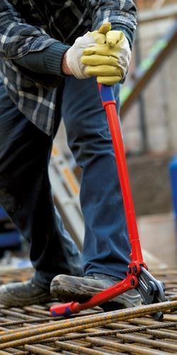 KNIPEX 71 72 910 Tagliabulloni in Acciaio Cromo-Vanadio con Impugnature Bimateriale 910 mm colore Grigio