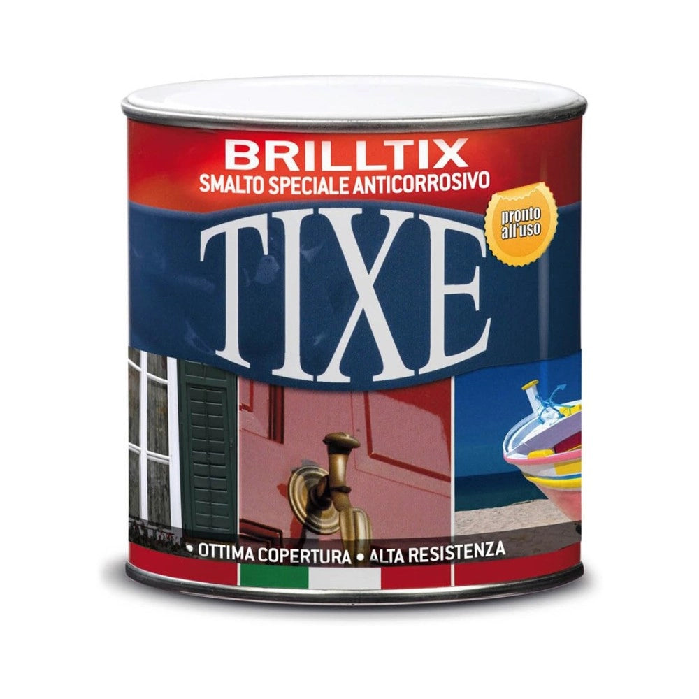 Brilltix 750m lverde prato finitura lucida smalto base solvente diretto su ruggine