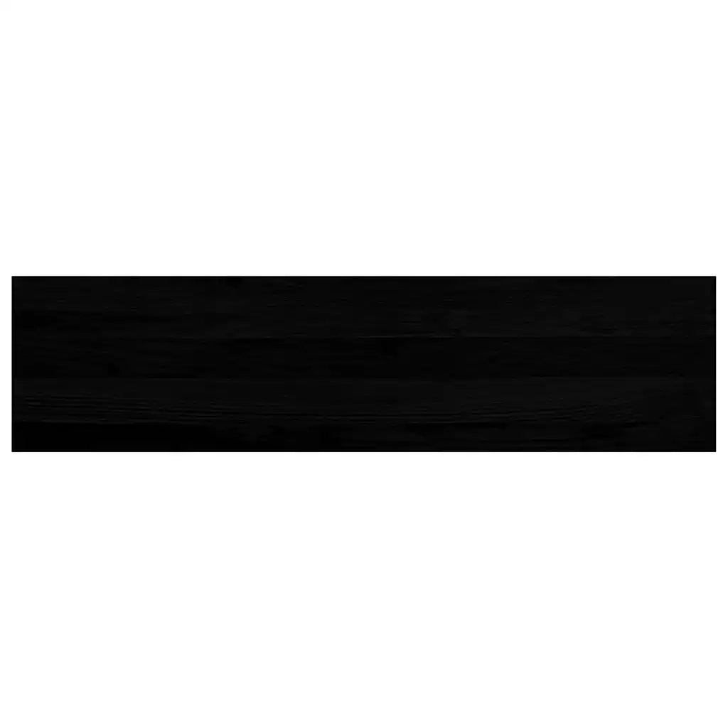 Davanzali 2 pz Marrone Scuro 100x30x2 cm Legno Massello Rovere 4009192