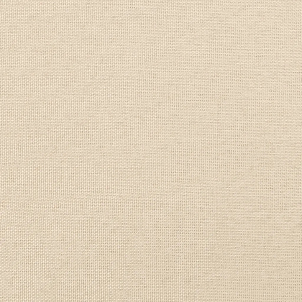 Giroletto senza Materasso-Struttura Letto Crema 90x190 cm in Tessuto 767706