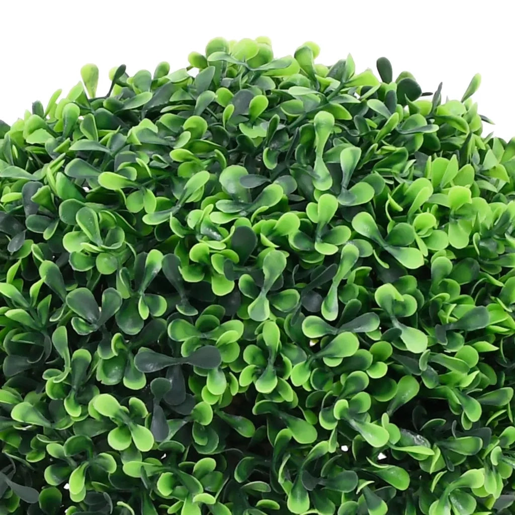 Piante di Bosso Artificiale 2 pz a Sfera con Vaso Verde 27 cm 336520