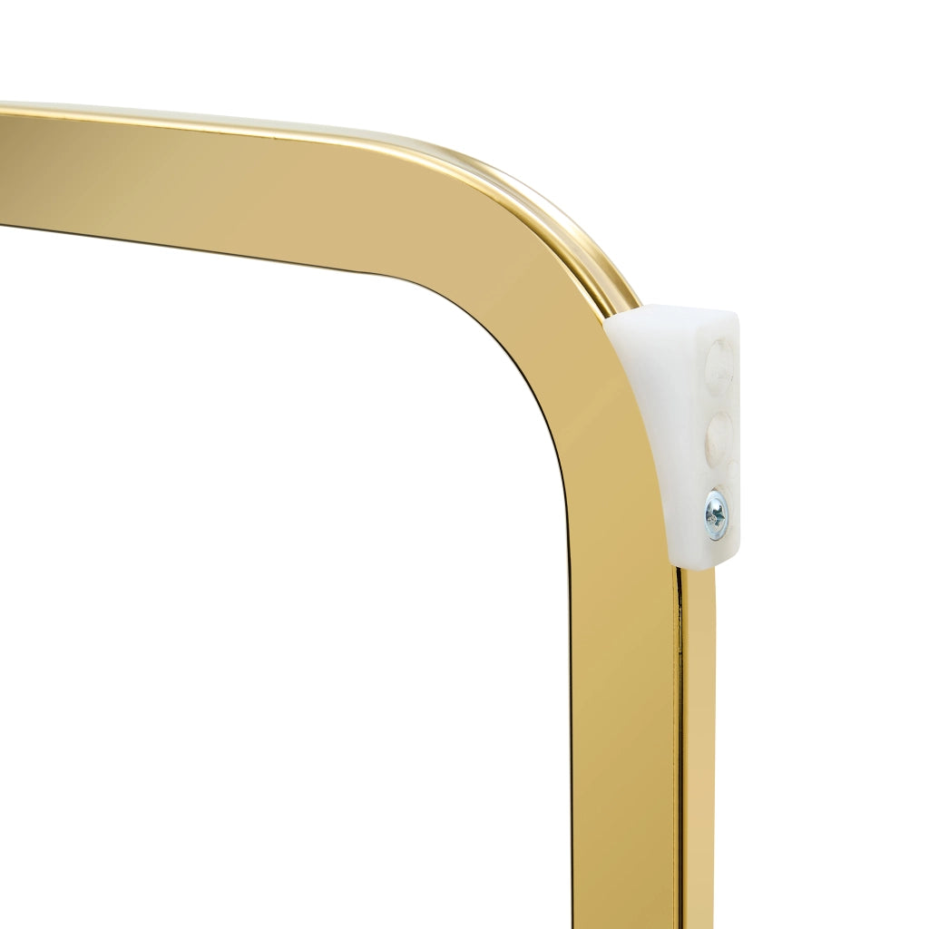 Set tavolo e sedie con 1 tavolo rotondo e 4 sedie; schienale ergonomico; in vetro e metallo oro; PU grigio chiaro