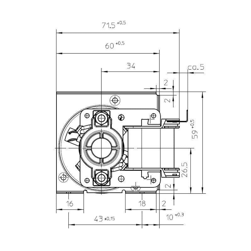 Ventilatore tangenziale EBM PAPST QL4 0020A32 2118LH 463 554431170 per Stufa a Pellet