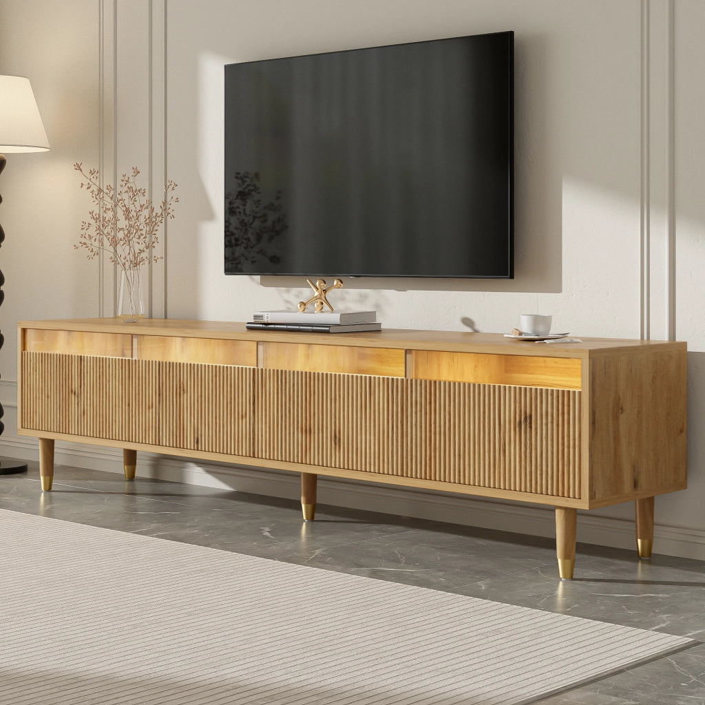 Mobile TV in Legno ¨C MINIMAL ¨C 4 Cassetti, MDF, Soggiorno, 178 cm