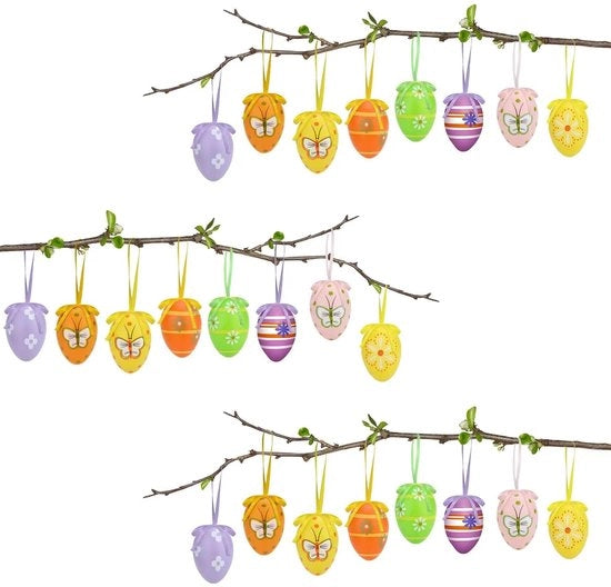 Decorazione di Pasqua colorata - set da 24 - plastica