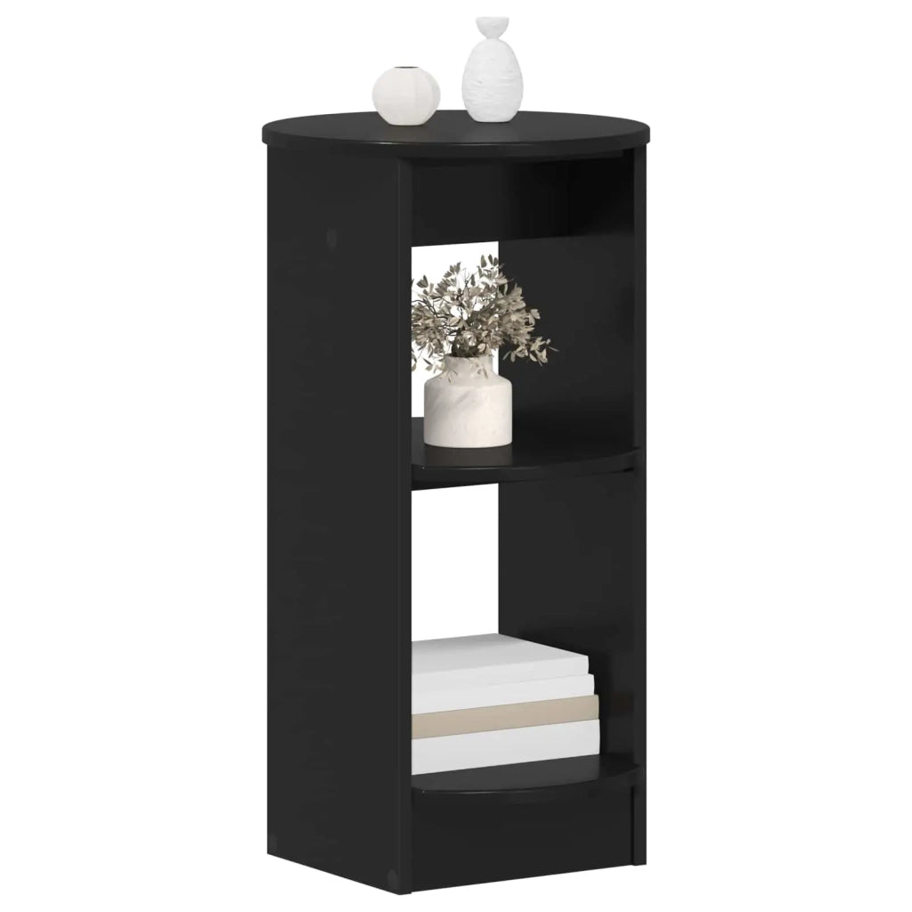 Mobile laterale Nero Legno ingegnerizzato 899835