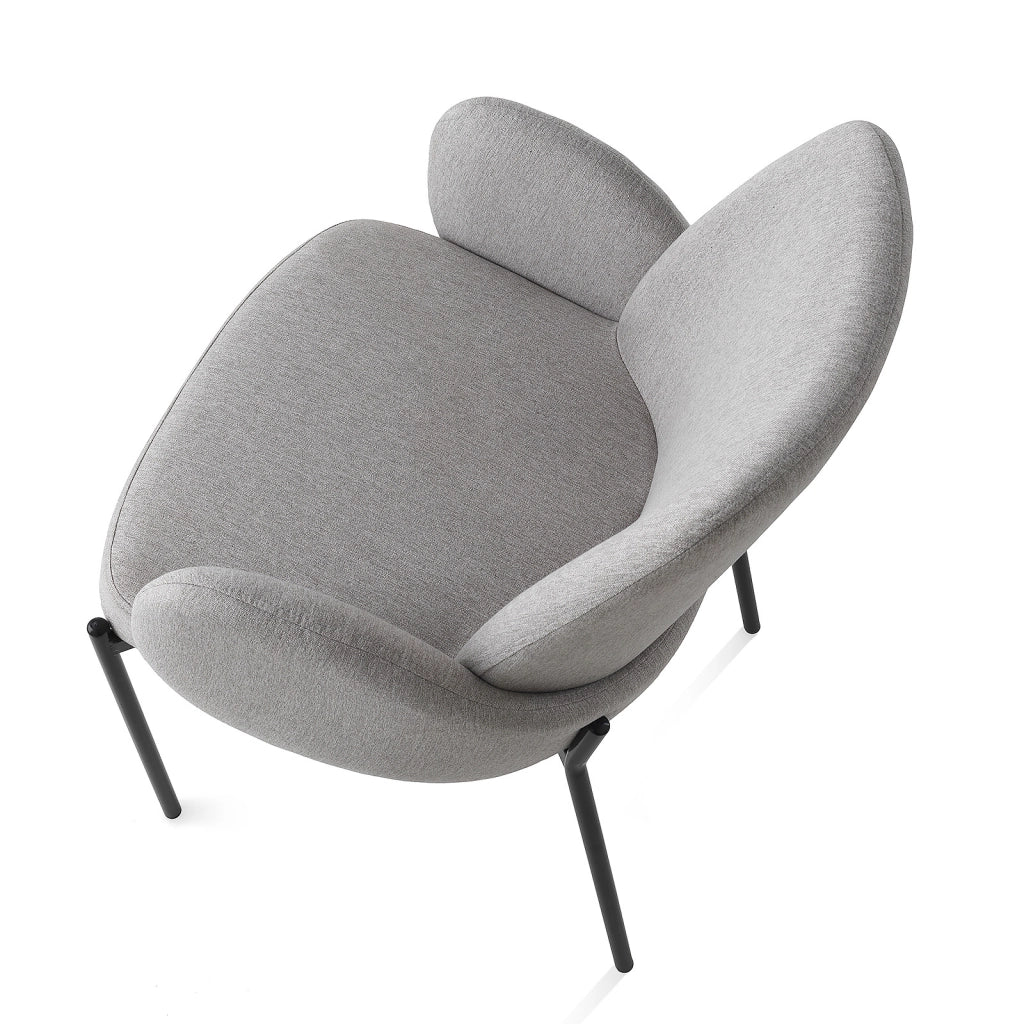 Set 2 Sedie ANTEA grigio chiaro