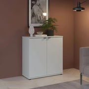 Mobile multiuso Segno con due ante L 80 cm. colore grigio chiaro