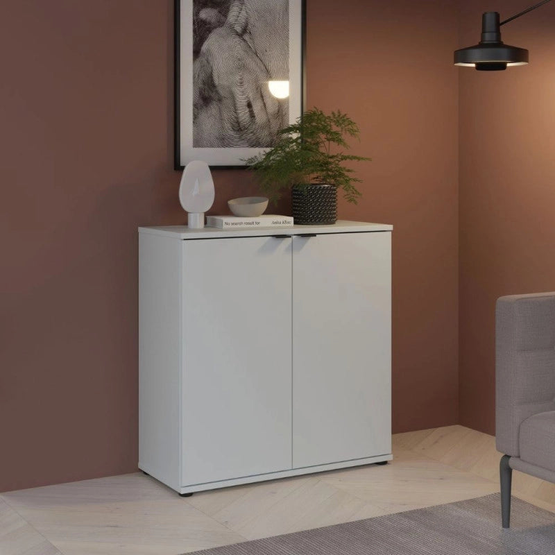 Mobile multiuso Segno con due ante L 80 cm. colore grigio chiaro