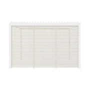 Set di 3 persiane 1.3m per pergola bioclimatica in alluminio, beige,