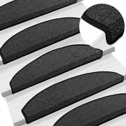Tappetini per scale autoadesivi 15 pz 80 x 24,5 x 3,5 cm 42038635