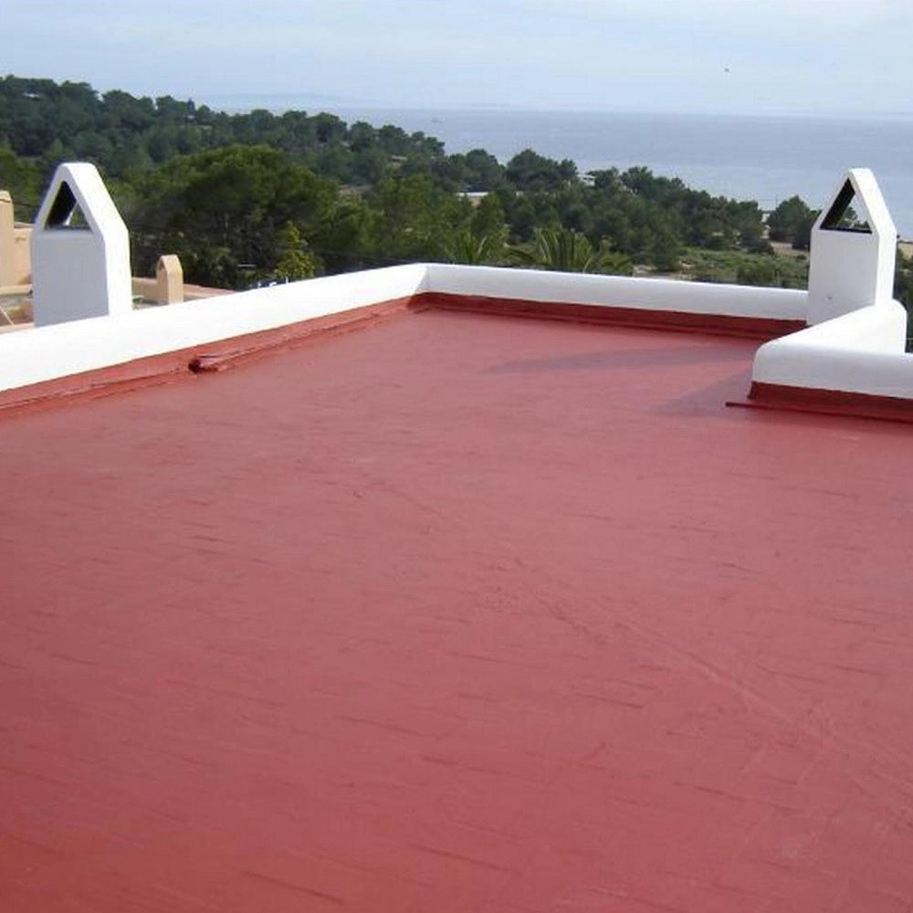 Acrigum 20kg rossa guaina liquida isolante pittura acrilica per terrazzi