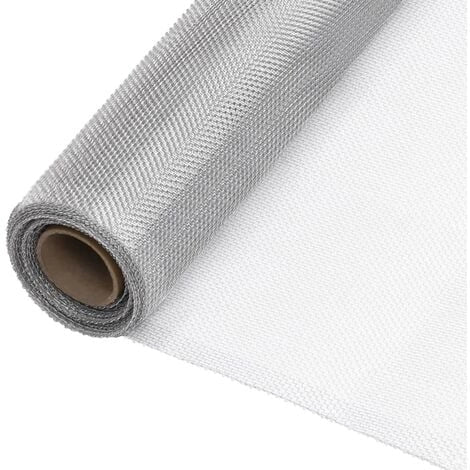 RETE PER ZANZARIERA IN ALLUMINIO 63 H. 60 cm - rotolo 30 mt - 30 metrilineari