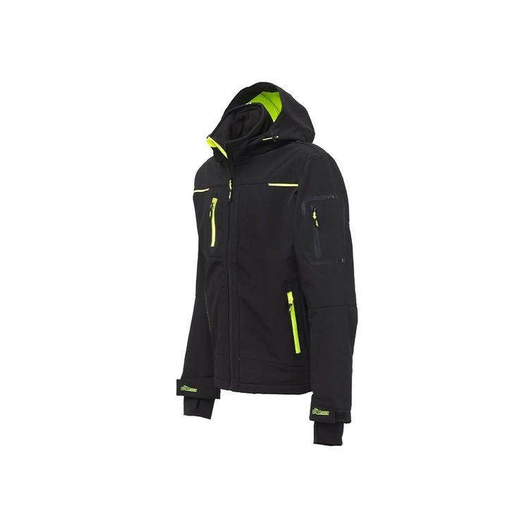 U-POWER GIACCONE SPACE NERO-GIALLO TG.   L- 1,0 pz
