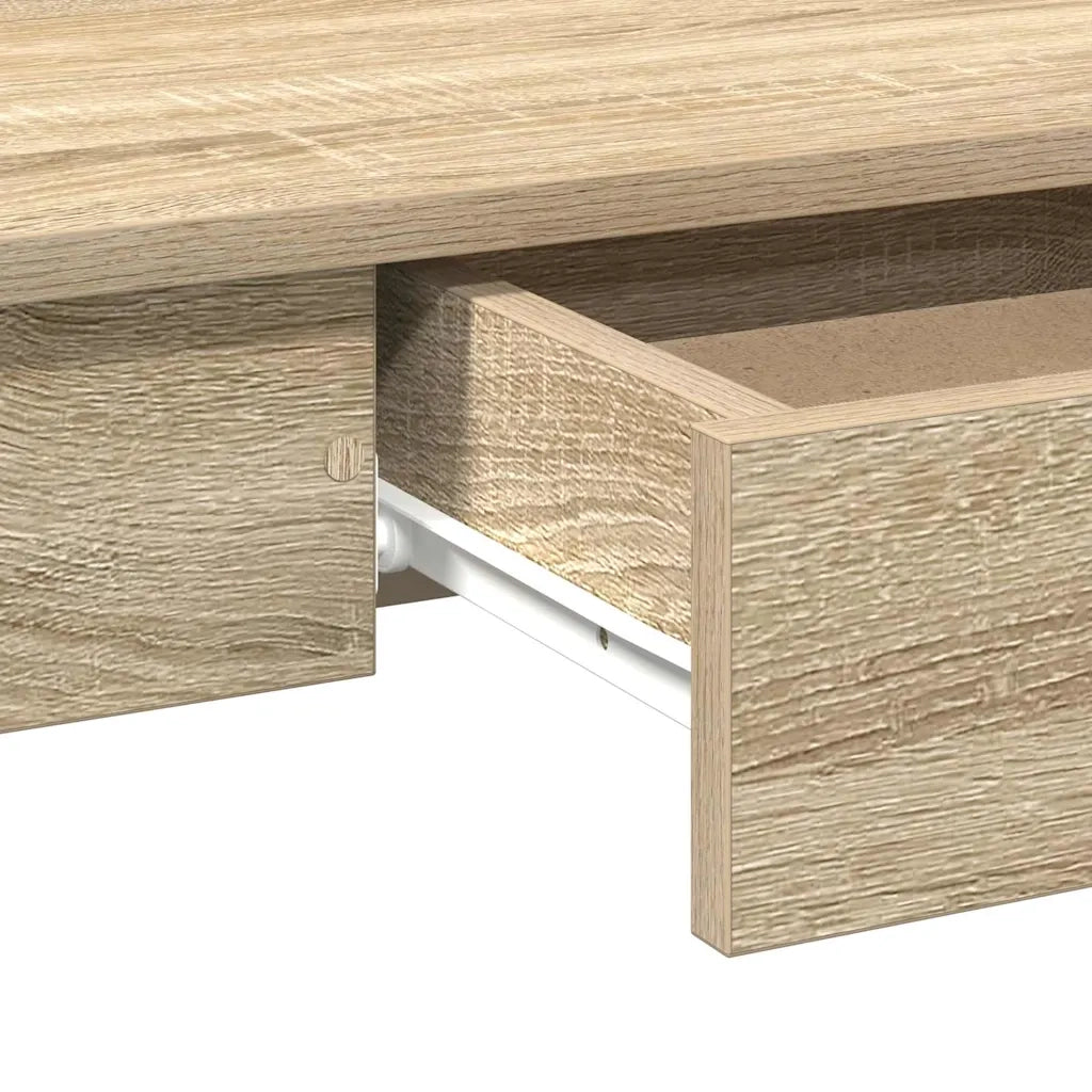 Scrivania | Tavolo da Ufficio Rovere Sonoma 100x45x75 cm in Legno Multistrato