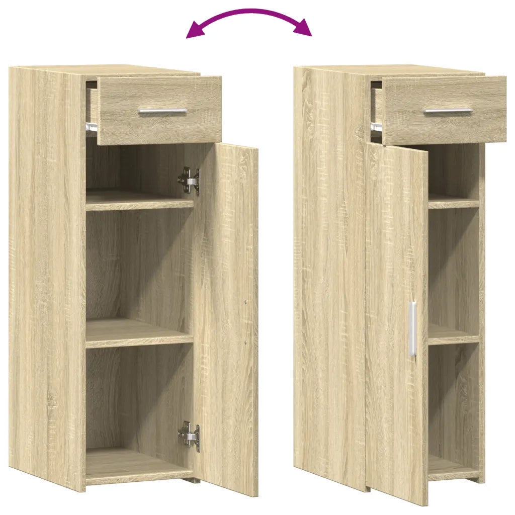 Credenza-Buffet-Armadio da cucina Rovere Sonoma 30x42,5x93 cm in Legno Multistrato 984585