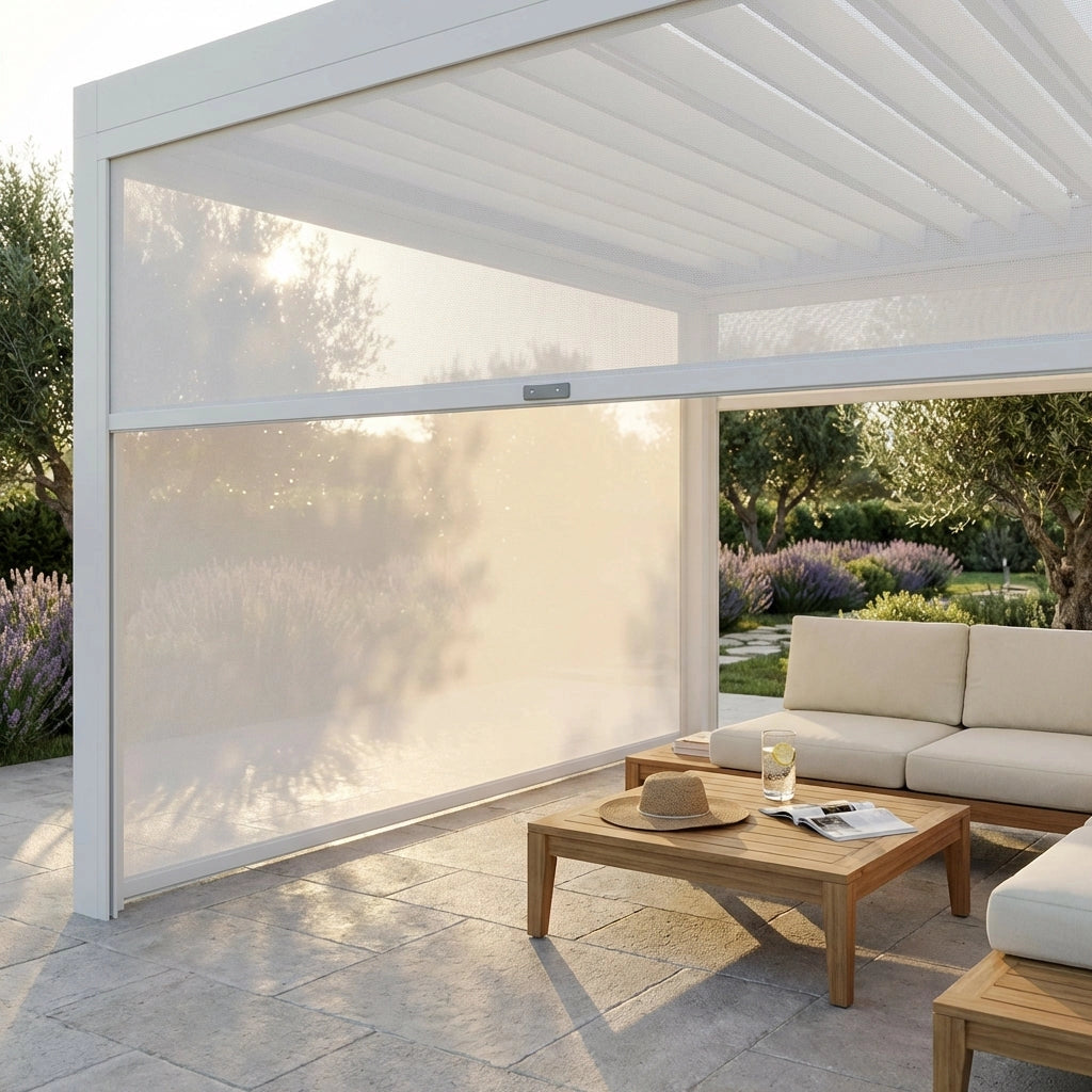 Laterale per pergola biocliamatica in textilene - ALICE