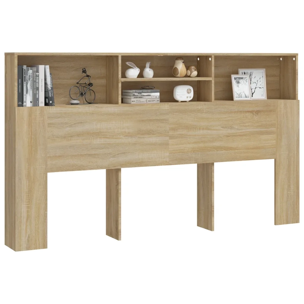 Testiera | Testata con Scomparti Rovere Sonoma 180x19x103,5 cm