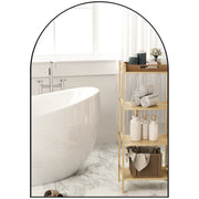 Specchio Bagno ¨C Minimal ¨C Nero Aluminium 50x70