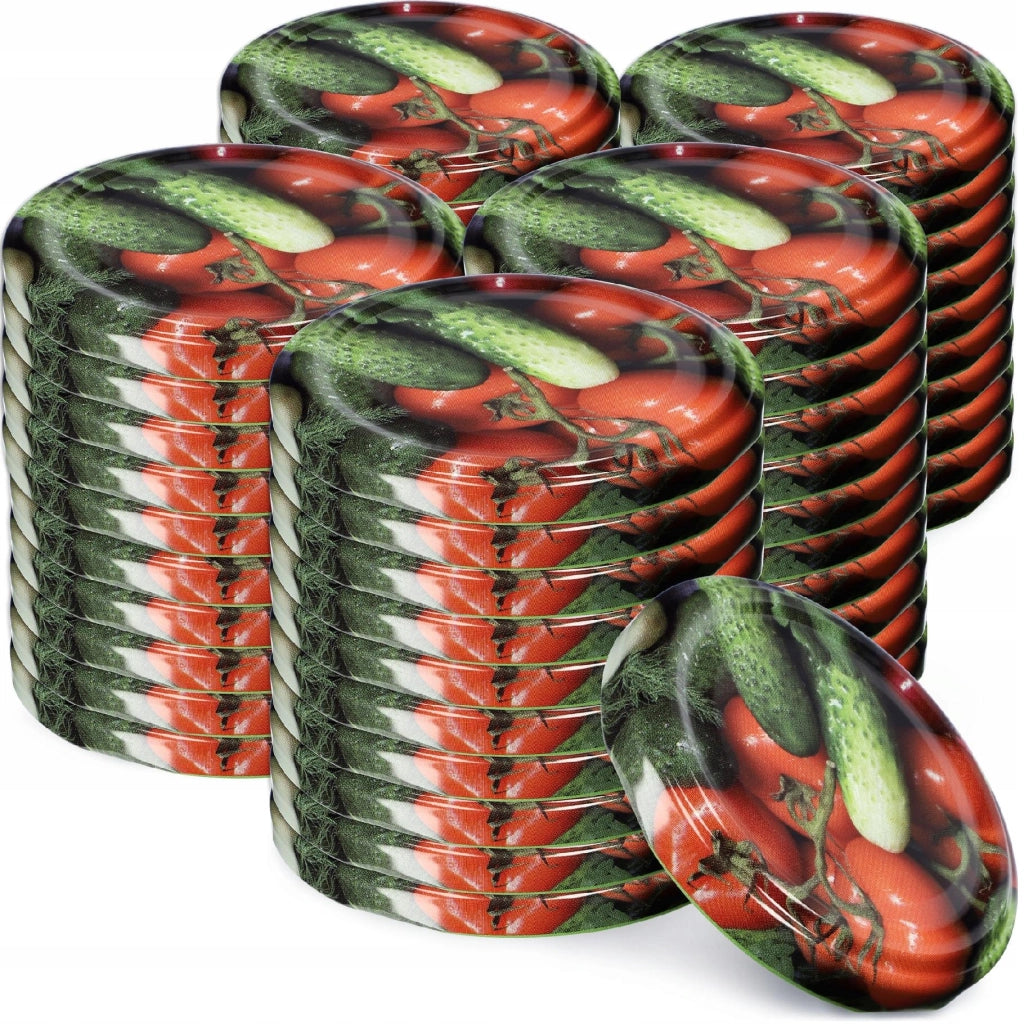 KADAX 50x Tappi per Barattoli Fi 66 Tappi per Barattoli Coperchi Conserva