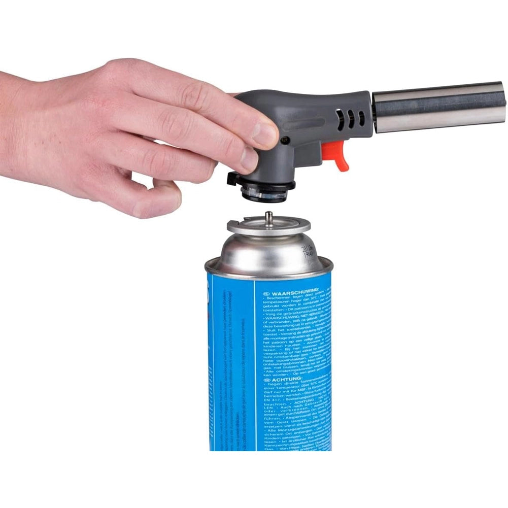 Bruciatore a Gas Butano con Valigetta 20,5x7,5x17,5cm Fiamma Regolabile All Ride