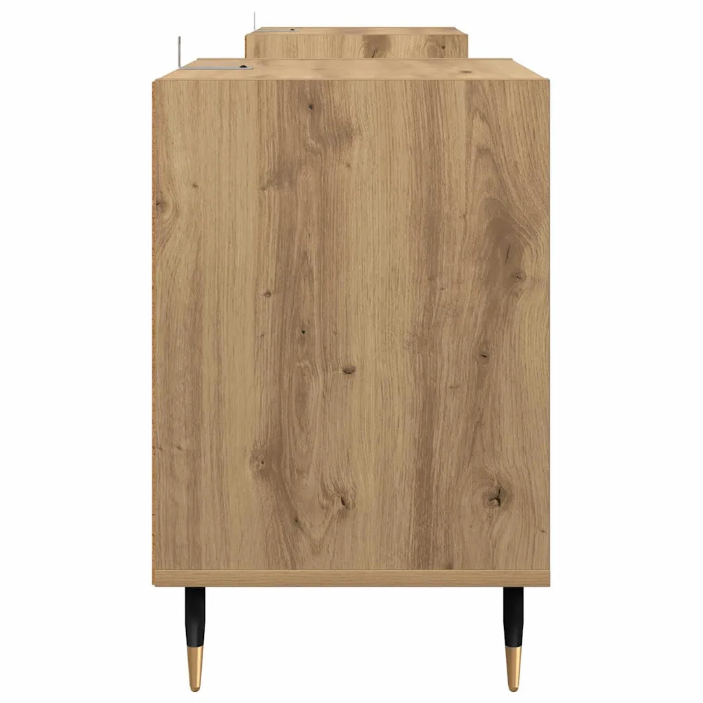 Mobile TV-Credenza per TV-Console TV Rovere artigianale 160 x 35 x 55 cm Legno multistrato 810540