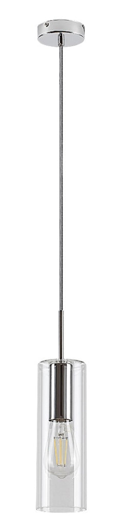 Lampada a sospensione Rabalux Esta cromata E27 Ø9cm