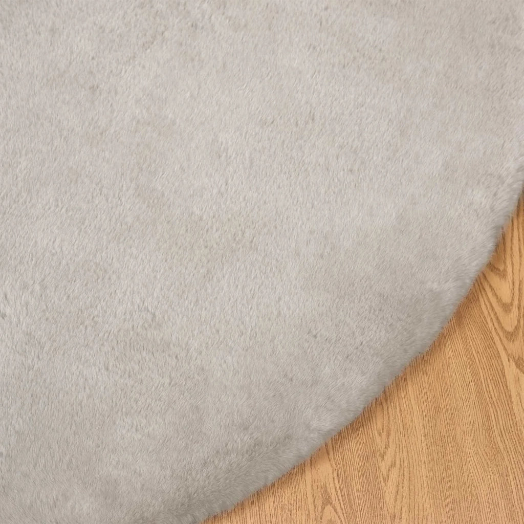 Tappeto del soggiorno | Tappeto antiscivolo in sintetica di coniglio OLITE Beige