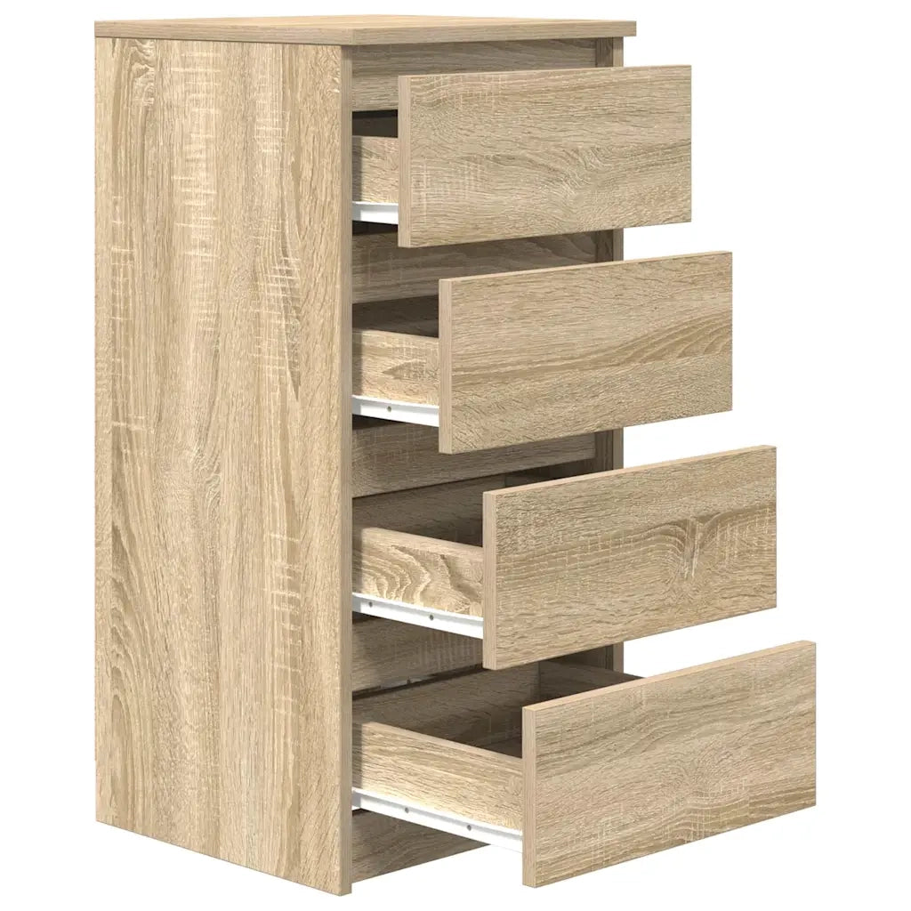 Credenza-Buffet-Armadio da cucina Rovere Sonoma 37,5x35x76 cm in Legno Multistrato 858261