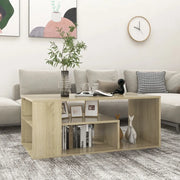 Tavolino da Salotto Rovere Sonoma 100x50x40cm Legno Multistrato 806924