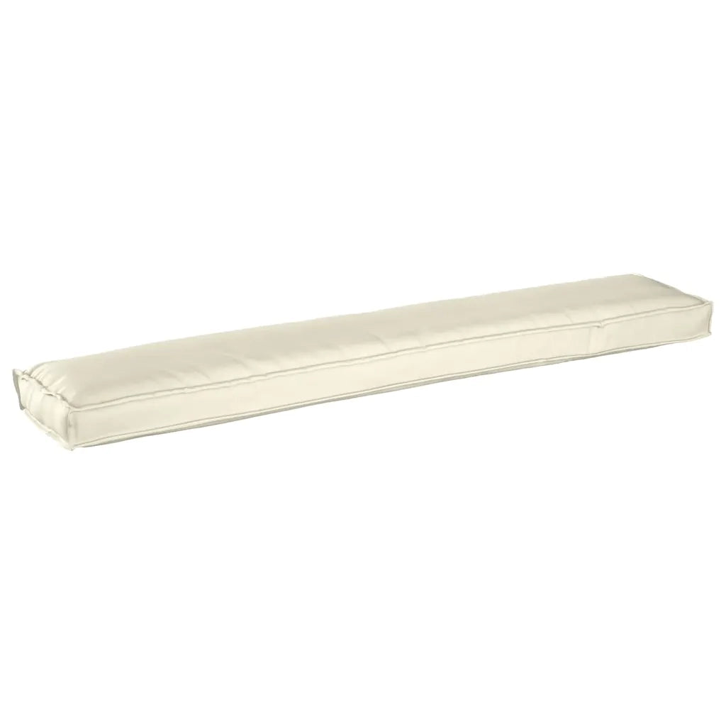 Cuscino per pallet Crema 200 x 40 x 8 cm Tessuto Oxford 42001680