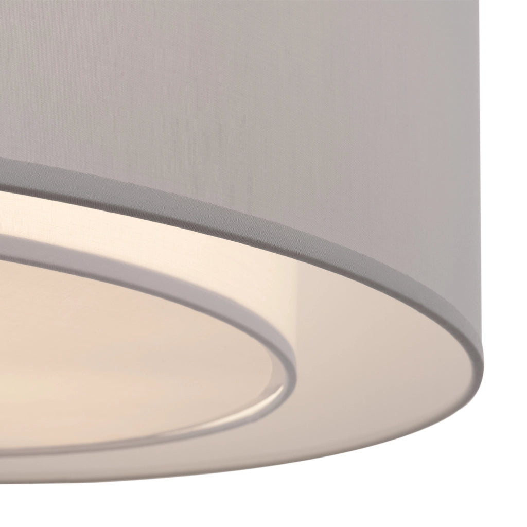 Plafoniera rotonda Bergamo Maytoni cromo/grigio 3xE27 52cm