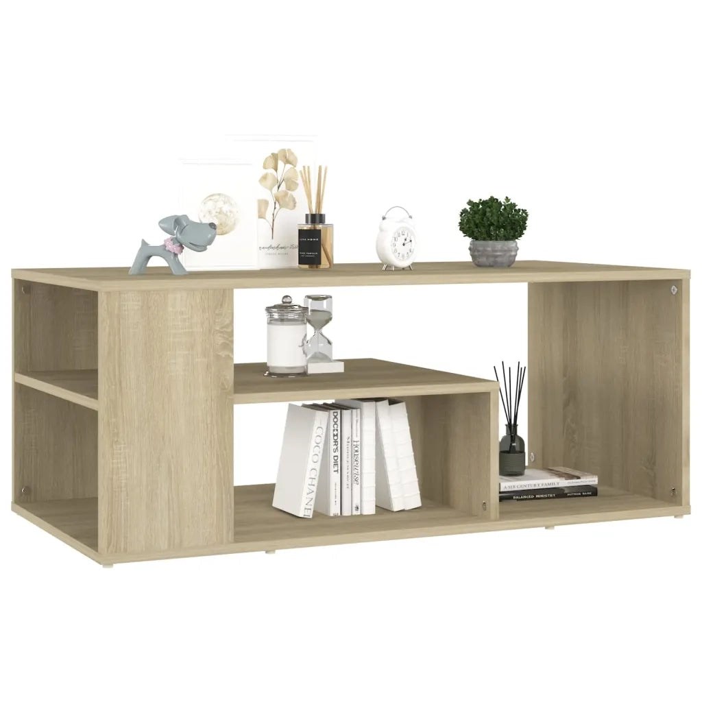 Tavolino da Salotto Rovere Sonoma 100x50x40cm Legno Multistrato 806924