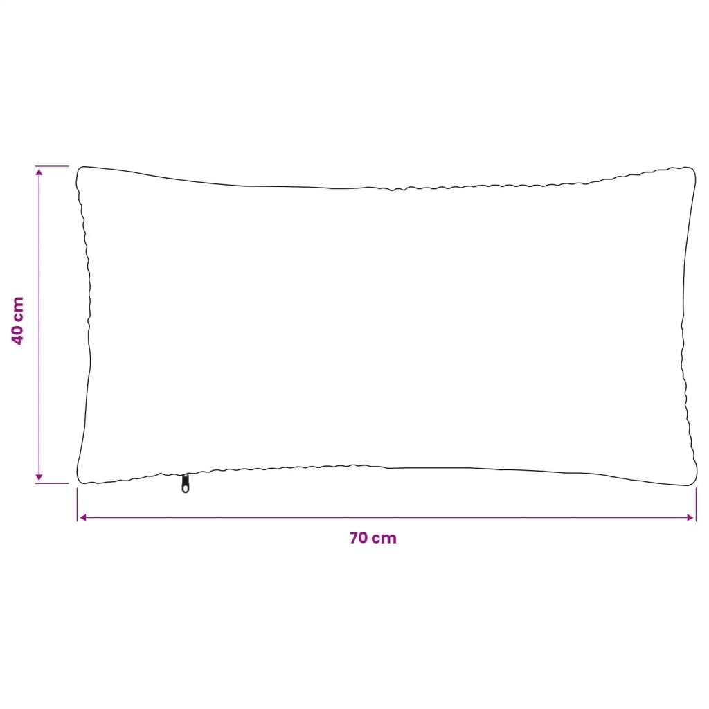 Federa 2 pcs ALMELO Antracite 40 x 70 cm corduroy 914497