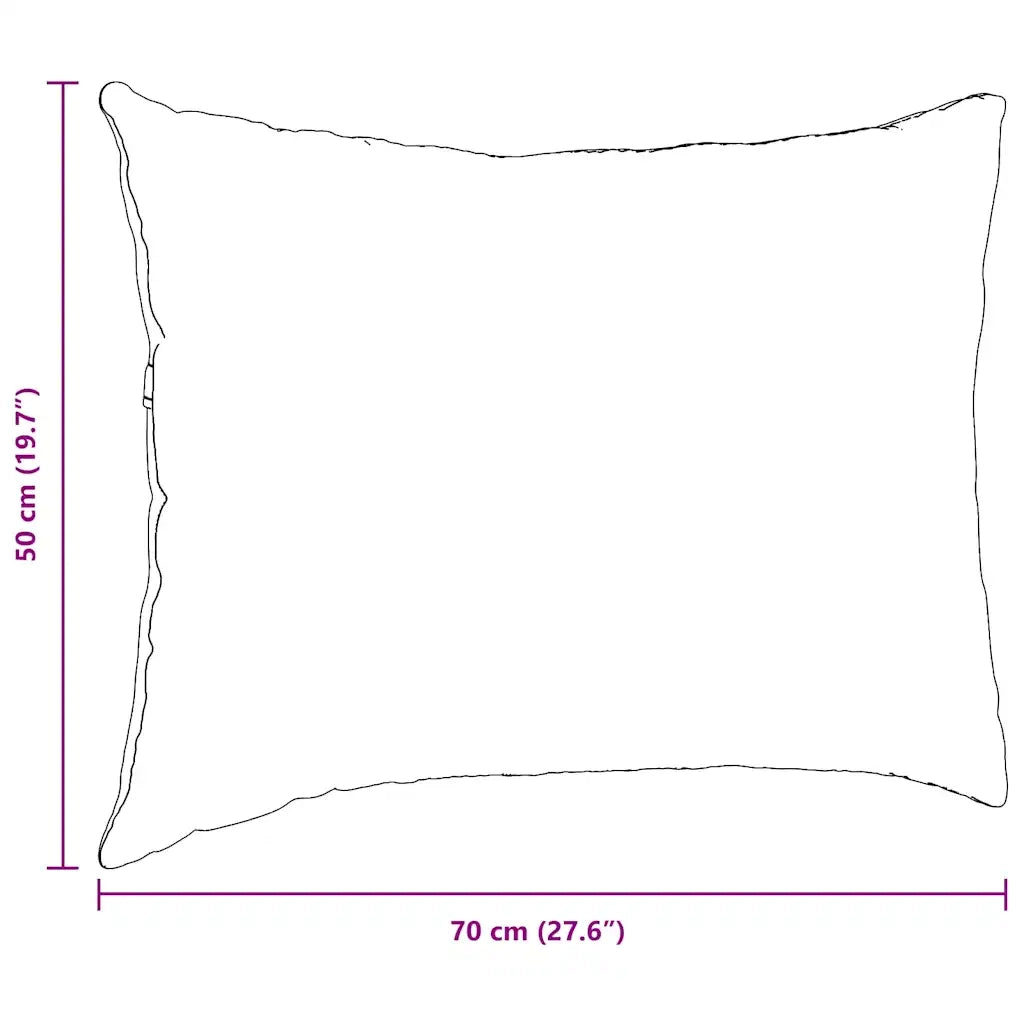 Cuscini da Divano 2 pz | Cuscini per sedie Verde chiaro 70 x 50 cm